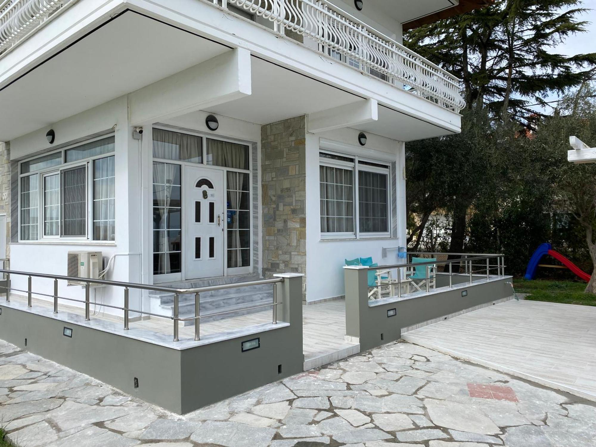 Villa Blue Apartments Агия Триас Екстериор снимка